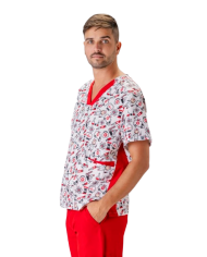 Casaca unisex combinada