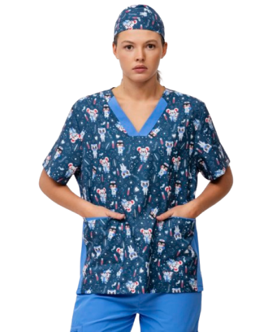 Casaca unisex combinada