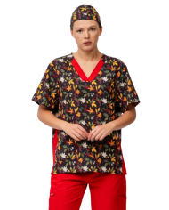 Bandana de tejido elástico y estampado