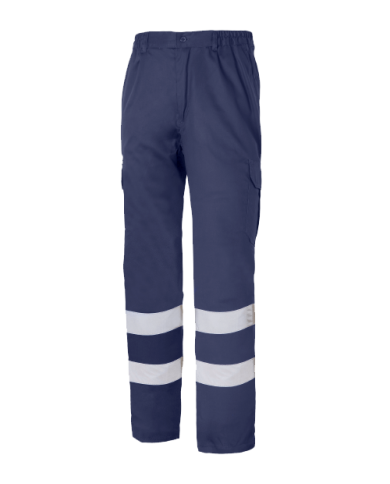 Pantalón multibolsillos + 2 bandas reflectantes