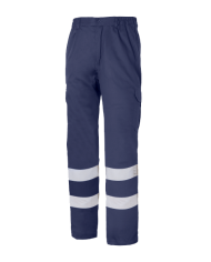 Pantalón multibolsillos + 2 bandas reflectantes