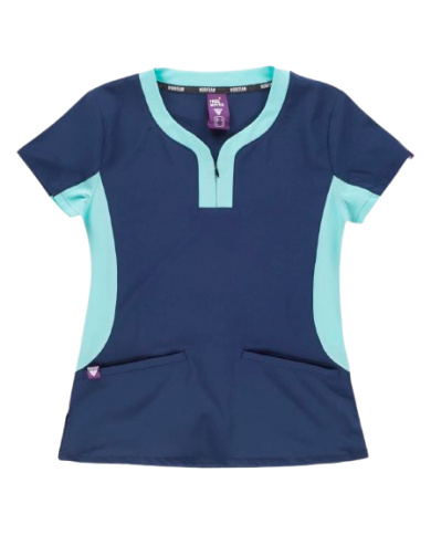 Casaca de señora combinada