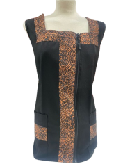 Bata con cremallera anti-lejía