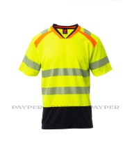 Camiseta bicolor segmentada