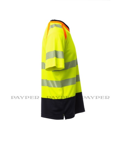 Camiseta bicolor segmentada