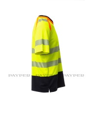 Camiseta bicolor segmentada