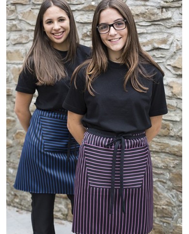 Mandil Rayas (Poliester-Algodón)