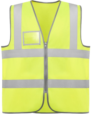 Chaleco con cremallera POLUX