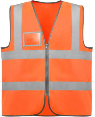 Chaleco con cremallera POLUX