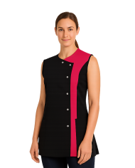 Bata corchetes contraste fucsia Mod.82