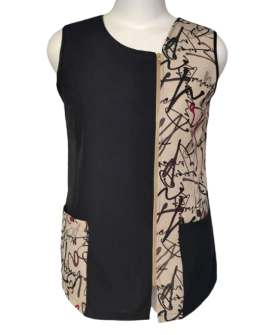 Bata Cremallera estampada Mod. 72