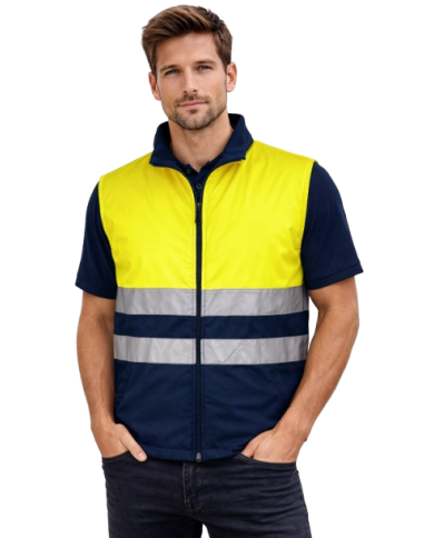 Chaleco acolchado, impermeable. HIGHWAY