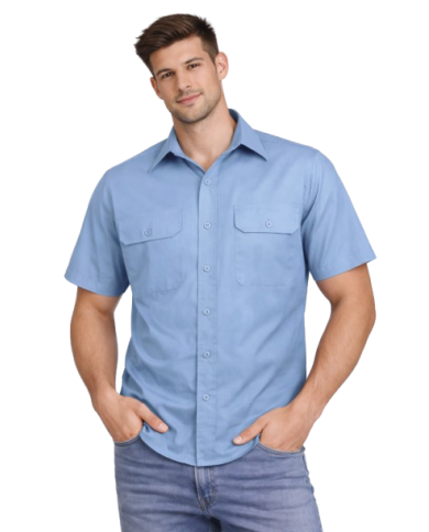 Camisa M/ CORTA 2 bolsillos (Pol / ALG.) ACADEMY