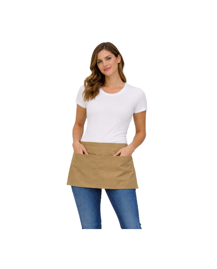 Delantal sin peto multi bolsillos. COFFEE