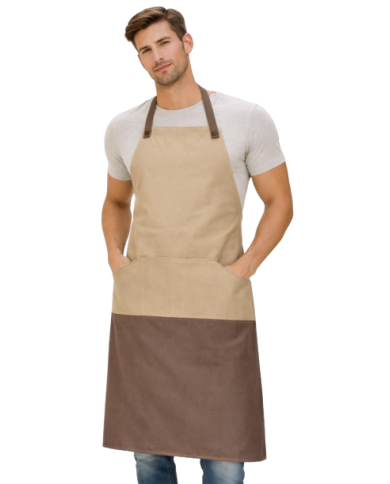 Delantal Peto Canvas Cruzado M750