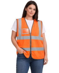 Chaleco con cremallera POLUX