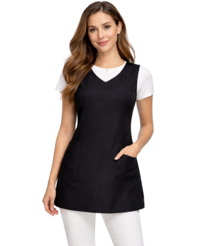 Estola cuello redondo 1 bolsillo central Mod.7