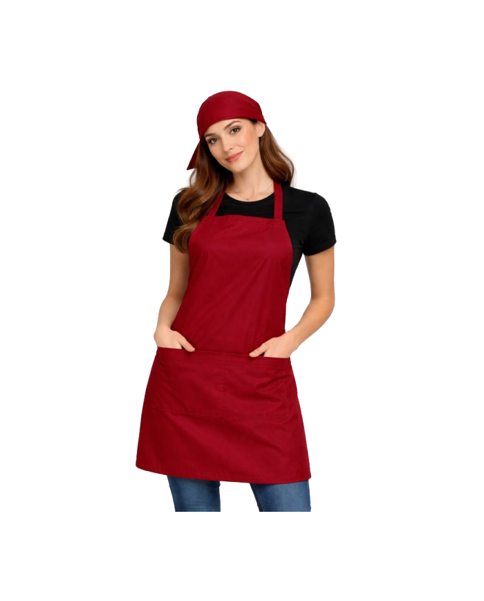Delantal Camarero-a (Poliester-Algodón)