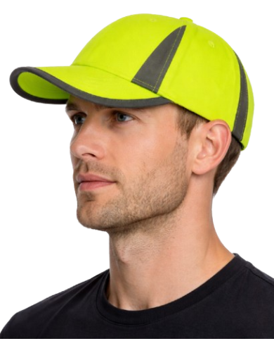 Gorra ajustable en alta visibilidad, diseño picos reflectantes. WFA902
