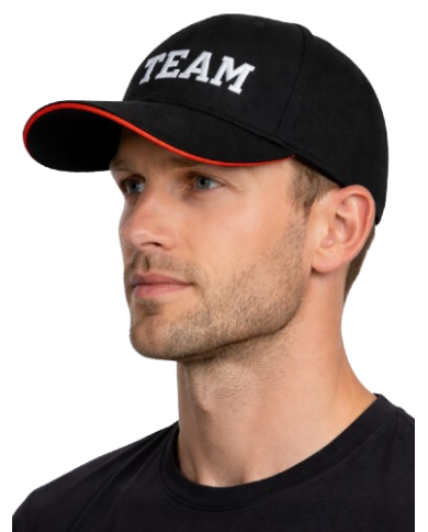 Gorra con bordado en frontal y parte trasera. WF96