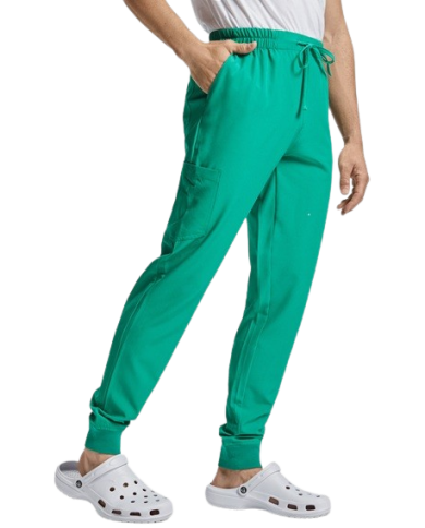 Pantalón recto con puños FIBER