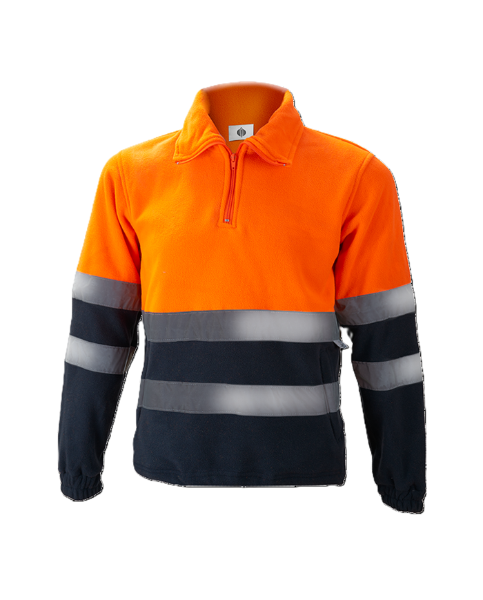 Forro polar media cremallera combinado 1091