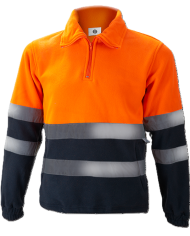 Forro polar media cremallera combinado 1091