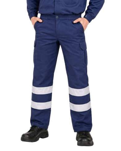 Pantalón 2 bandas reflectantes 1001-B