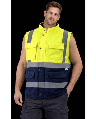 Chaleco acolchado combinado 1097