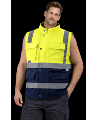 Chaleco acolchado combinado 1097