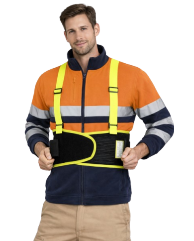 Faja lumbar elástica con tirantes  A.V. WFA305