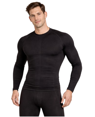 Camiseta térmica elástica sin costuras (M/ larga) SKYNET