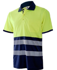 Polo M/Corta segmentado 1201Z