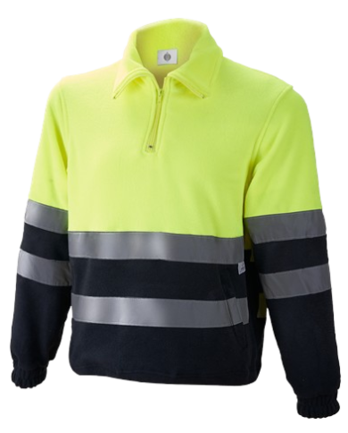 Forro polar media cremallera combinado 1091