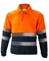 Forro polar media cremallera combinado 1091