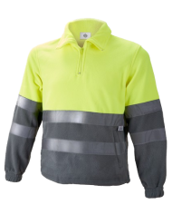 Forro polar media cremallera combinado 1091