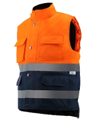 Chaleco acolchado combinado 1097