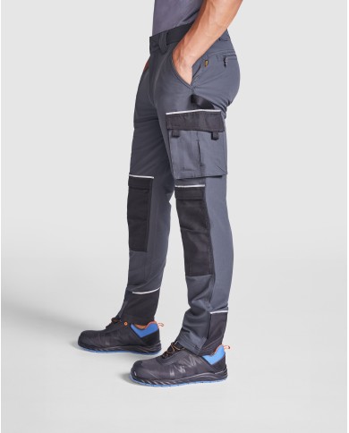 Pantalón largo multibolsilloS con  Rodilleras WALL